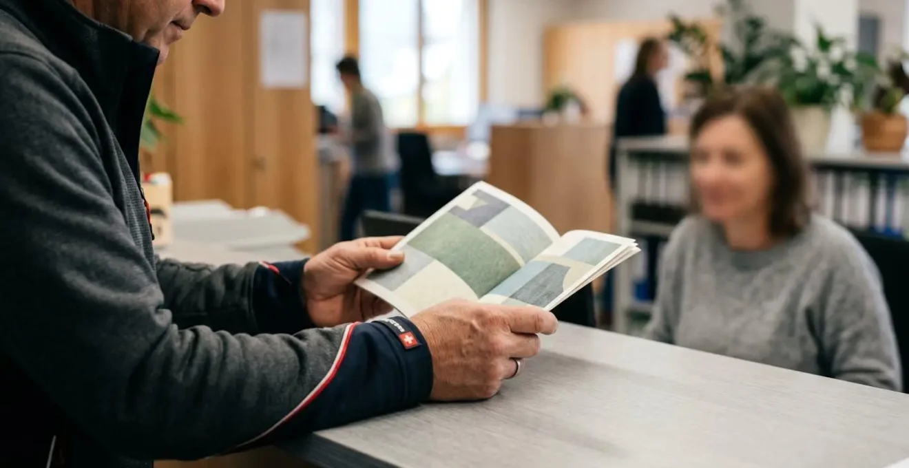 Présentation du carnet de tir au bureau cantonal des armes en Suisse